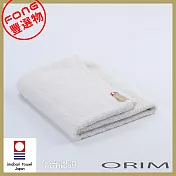 日本【ORIM】QULACHIC 經典純棉毛巾 - 白色