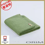 日本【ORIM】QULACHIC 經典純棉毛巾 - 綠色