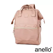 anello 新版2代輕質皮革經典口金後背包 Regular size- 粉色