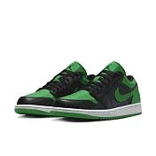 NIKE AIR JORDAN 1 LOW 男籃球鞋-綠黑-553558065 US11.5 綠色