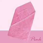 【OKPOLO】台灣製造純棉抱巾-2條入(給寶貝最好的呵護) 玫瑰粉*2