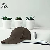 【OKPOLO】台灣製造三折反光休閒帽(可折疊收納) 鐵灰