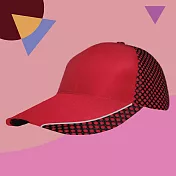 【OKPOLO】防潑水高爾夫球帽(透氣舒適) 紅