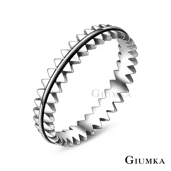 GIUMKA925純銀戒指疊戴女尾戒潮流個性鋸齒造型食指關節戒線戒銀飾推薦 MRS22024 3 美國圍3號