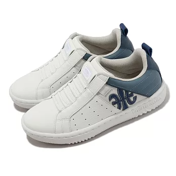 Royal Elastics 休閒鞋 Icon 2.0 女鞋 白 藍 彈力鞋帶 皮革 經典 小白鞋 96532055