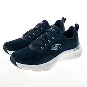 SKECHERS FLEX COMFORT 女跑步鞋-藍-149886NVPR US7 藍色