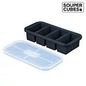 【Souper Cubes】多功能食品級矽膠保鮮盒4格-曜石灰-(250ML/格)