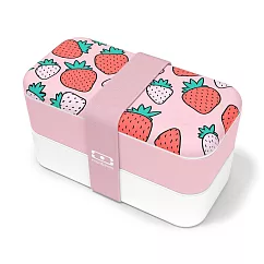 【monbento夢邦多】原創長方形雙層便當盒─芝芝莓莓