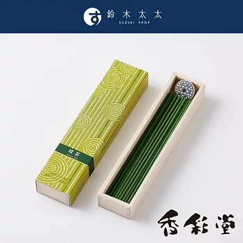 【香彩堂】京都百樂香白檀香氛線香(共40支)  - 綠茶 | 鈴木太太公司貨
