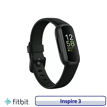 Fitbit Inspire 3 健康智慧運動手錶 血氧飽和度 午夜黑
