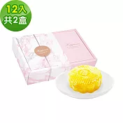 樂活e棧-花漾蒟蒻冰晶凍-橘子口味12顆x2盒(全素 甜點 冰品 水果) D+7
