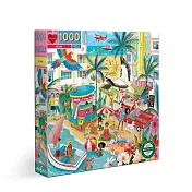 eeBoo 1000片拼圖 - 邁阿密 ( Miami 1000 Piece Puzzle )