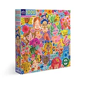 eeBoo 1000片拼圖 - 女神與她的寵物們 ( Goddesses and Pets 1000 Piece Puzzle )