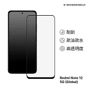 犀牛盾 紅米 Redmi Note 12 5G (6.67吋) 9H 3D玻璃保護貼(滿版)