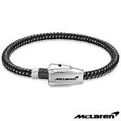 【McLaren】限量2折 頂級英國超跑不銹鋼真皮手環 全新專櫃展示品(MG0204 190mm)