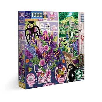 eeBoo 1000片拼圖 -  薰衣草廚房 ( Lavender Kitchen  1000 Piece Puzzle )