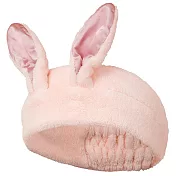 CB Japan 動物造型超細纖維髮帶  緞帶粉兔