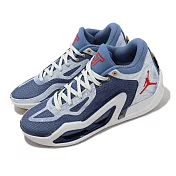 Nike 籃球鞋 Jordan Tatum 1 PF 男鞋 藍 白 牛仔 丹寧 運動鞋 實戰 DZ3321-400
