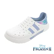 【Disney 迪士尼】冰雪奇緣 女鞋 輕量洞洞鞋 / FOKG37906 JP23  藍白
