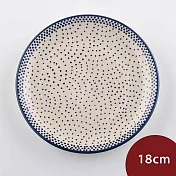 波蘭陶 純淨物語系列 圓形淺盤 18cm 波蘭手工製