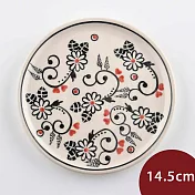 波蘭陶 花辰月夕系列 圓形淺盤 14.5cm 波蘭手工製