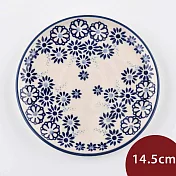 波蘭陶 覓境隨花系列 圓形淺盤 14.5cm 波蘭手工製