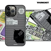 YOUNGKIT原創潮流 iPhone 13 Pro Max 6.7吋 螢石系列 立體透彩防摔手機殼  (夜幕黑)