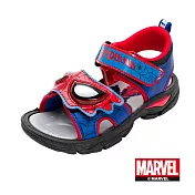 【Marvel 漫威】蜘蛛人 童鞋 電燈涼鞋 / MNKT35122 17 (JP)藍紅色