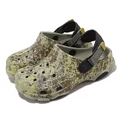 Crocs 童鞋 All Terrain Moss Clog K 綠 棕 印花 戶外 特林克駱格 卡駱馳 2091871LN