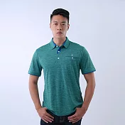 【遊遍天下】男款抗UV防曬吸濕排汗速乾機能POLO衫 (GS1037) M 綠色
