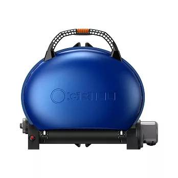 【O-Grill】500-E 美式時尚可攜式瓦斯烤肉爐-便攜包套組 帥氣藍