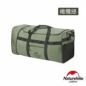 Naturehike XS03可折疊滾輪行李袋88L LX003 橄欖綠