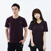 【遊遍天下】MIT中性款仿綿吸排抗UV機能圓領衫(GS2007) L 暗紫