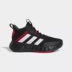 ADIDAS OWNTHEGAME 2.0 K 中大童籃球鞋─黑紅─IF2693 17.5 黑色