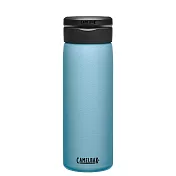 【美國 CamelBak】600ml Fit Cap完美不鏽鋼保溫瓶(保冰) 灰藍  灰藍
