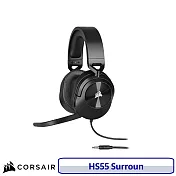 CORSAIR 海盜船 HS55 Surround 有線電競耳機麥克風 黑色