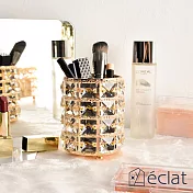 【éclat】極致奢華炫彩水晶化妝刷具收納筒/筆筒/收納盒