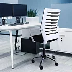 【AOTTO】護脊結構設計透氣工學電腦椅(電腦椅 辦公椅 工學椅) 白色
