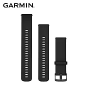 GARMIN Quick Release 22mm 矽膠錶帶  光譜黑