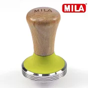 MILA 櫸木色彩矽膠填壓器58mm(六種顏色) 黃