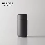 【日本Marna】Cocuri Everywhere系列 陶瓷雙層保溫保冷杯-350ml 多色任選(原廠總代理) 板岩黑