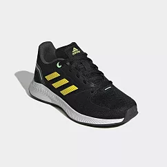 ADIDAS RUNFALCON 2.0 K 中大童跑步鞋─黑─HR1408 20 黑色