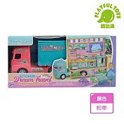 【Playful Toys 頑玩具】家家酒玩具餐車 (廚房玩具 公主玩具 娃娃屋玩具) 520A 粉車
