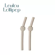 Loulou Lollipop 加拿大 動物造型 矽膠吸管 (2入組) - 勇敢萊恩