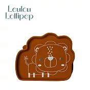 Loulou Lollipop 加拿大 動物造型 防滑矽膠餐盤 - 勇敢萊恩