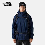 The North Face M MFO MOUNTAIN RAIN JACKET - AP 男防水透氣連帽衝鋒衣-藍-NF0A88RD8K2 3XL 藍色