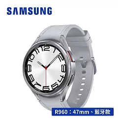 SAMSUNG Galaxy Watch6 Classic SM─R960 47mm (藍牙) 辰曜銀