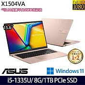 【硬碟升級】ASUS華碩 X1504VA-0231C1335U 15吋/i5-1335U/8G/1TB SSD//Win11/ 效能筆電