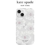 【kate spade】iPhone 15系列 精品手機殼 經典蜀葵 iPhone 15