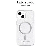 【kate spade】iPhone 15系列 MagSafe 精品手機殼 銀河星鑽 iPhone 15